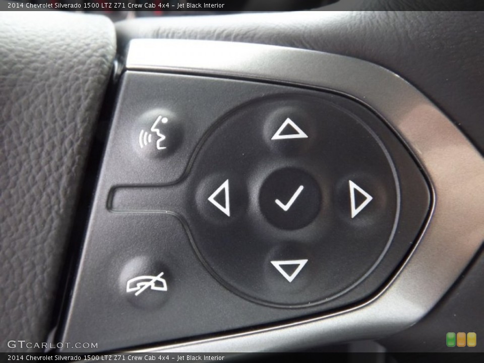Jet Black Interior Controls for the 2014 Chevrolet Silverado 1500 LTZ Z71 Crew Cab 4x4 #82425938