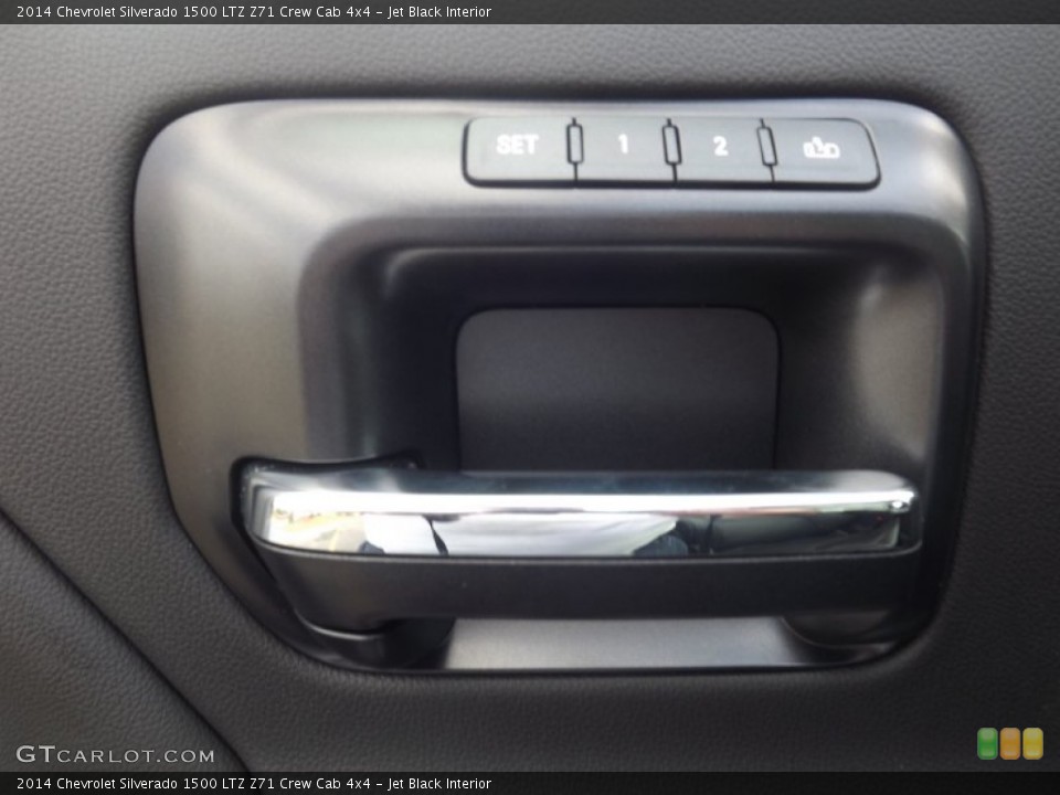 Jet Black Interior Controls for the 2014 Chevrolet Silverado 1500 LTZ Z71 Crew Cab 4x4 #82426021