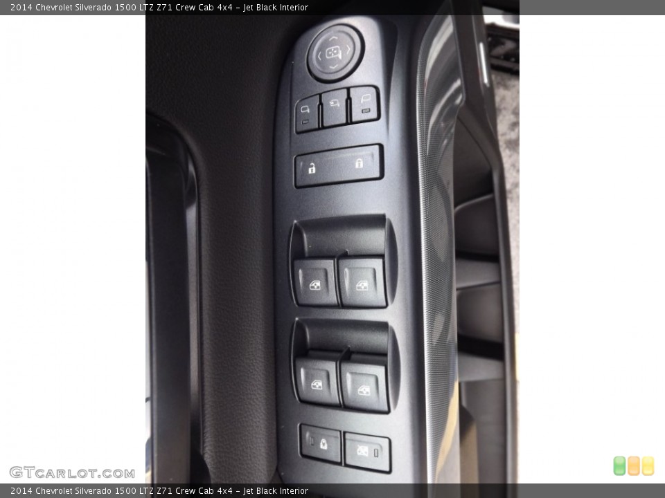 Jet Black Interior Controls for the 2014 Chevrolet Silverado 1500 LTZ Z71 Crew Cab 4x4 #82426047