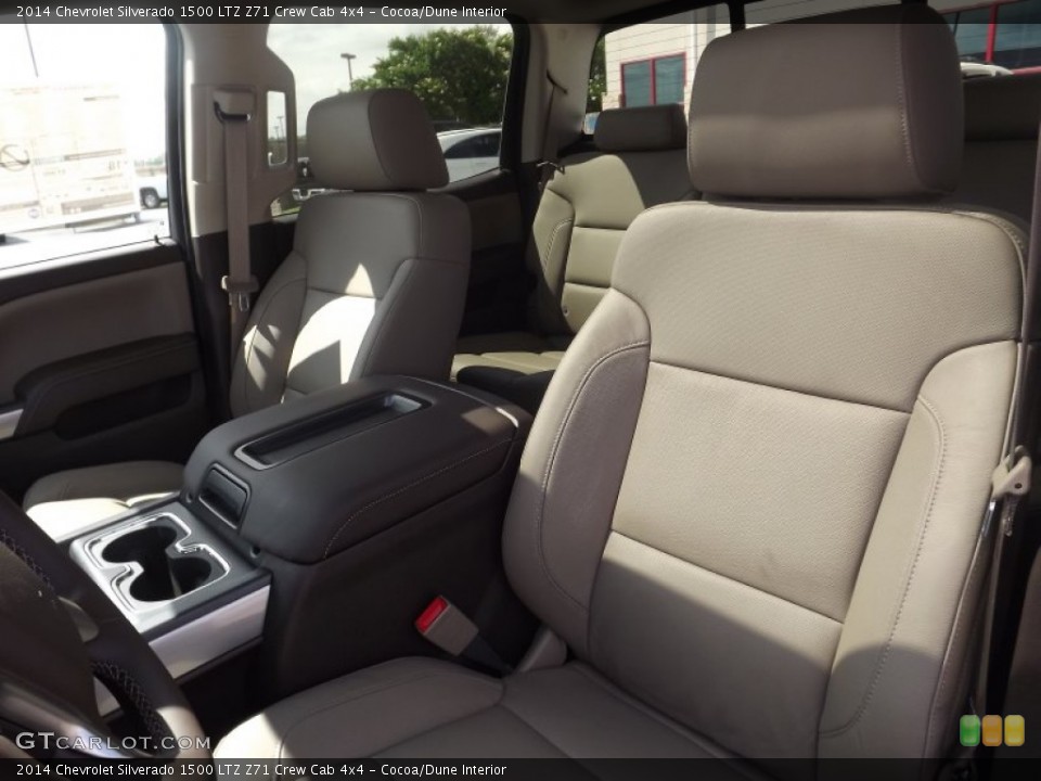 Cocoa/Dune Interior Front Seat for the 2014 Chevrolet Silverado 1500 LTZ Z71 Crew Cab 4x4 #82426467