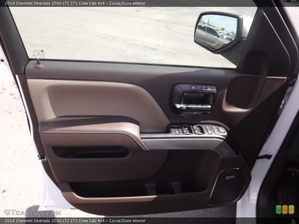 Cocoa/Dune Interior Door Panel for the 2014 Chevrolet Silverado 1500 LTZ Z71 Crew Cab 4x4 #82426484