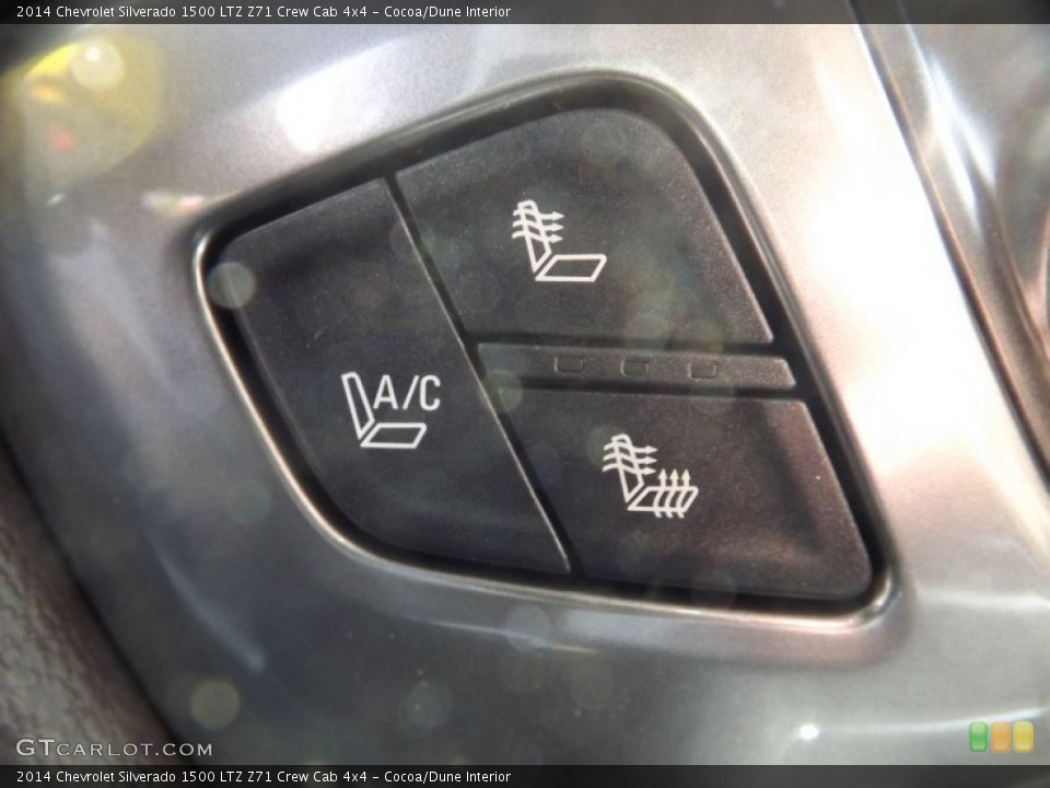 Cocoa/Dune Interior Controls for the 2014 Chevrolet Silverado 1500 LTZ Z71 Crew Cab 4x4 #82426599