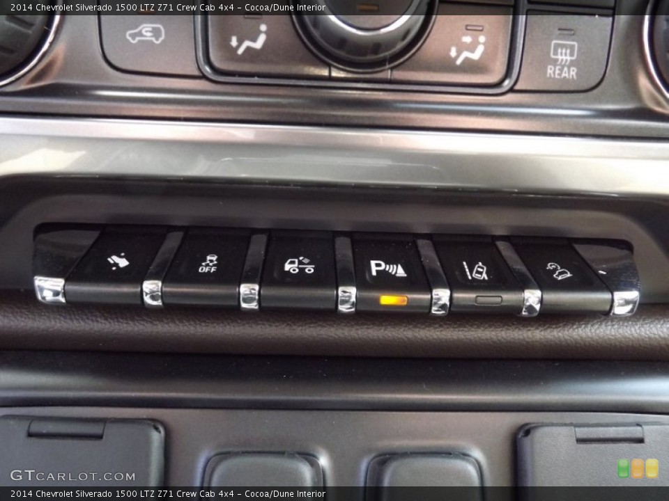 Cocoa/Dune Interior Controls for the 2014 Chevrolet Silverado 1500 LTZ Z71 Crew Cab 4x4 #82426639