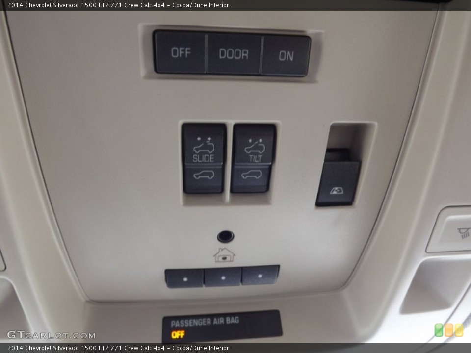 Cocoa/Dune Interior Controls for the 2014 Chevrolet Silverado 1500 LTZ Z71 Crew Cab 4x4 #82426727