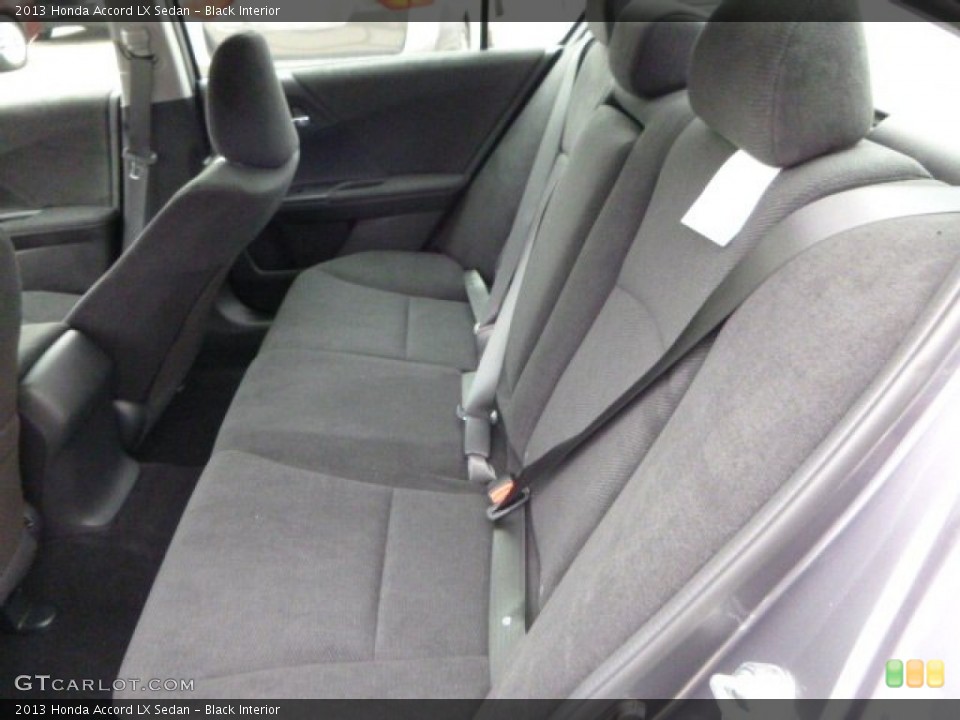 Black Interior Rear Seat for the 2013 Honda Accord LX Sedan #82427219