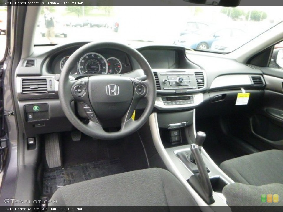 Black Interior Prime Interior for the 2013 Honda Accord LX Sedan #82427238