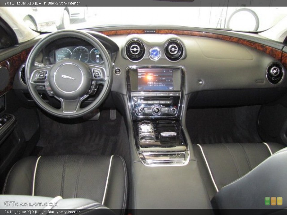 Jet Black/Ivory Interior Dashboard for the 2011 Jaguar XJ XJL #82430285