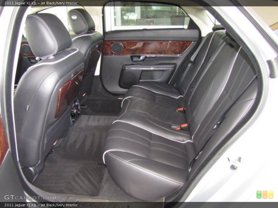 Jet Black/Ivory Interior Rear Seat for the 2011 Jaguar XJ XJL #82430309