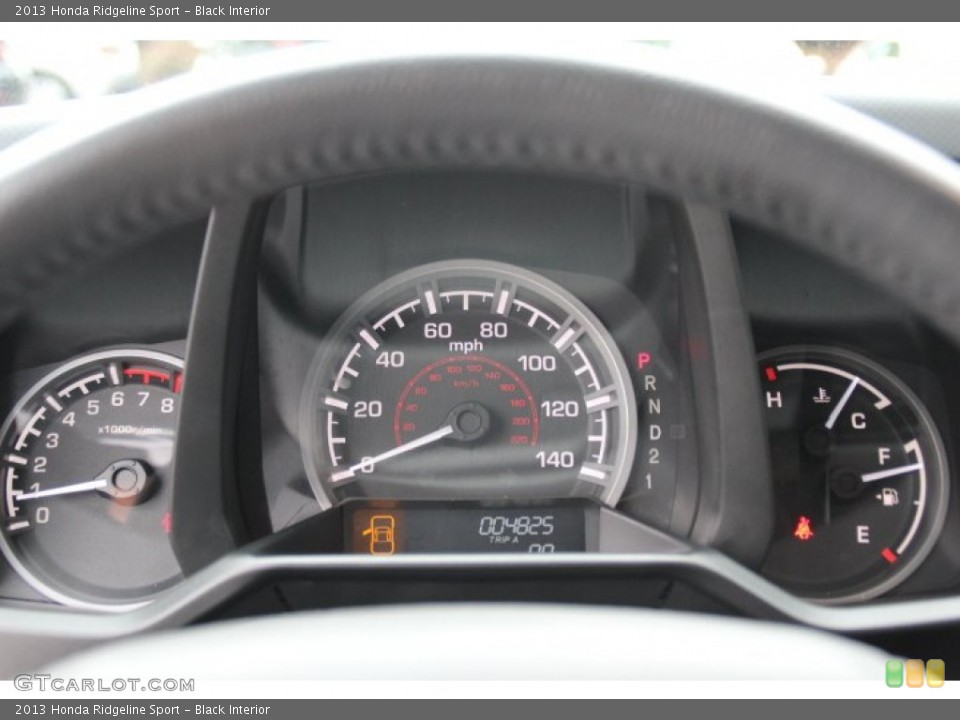 Black Interior Gauges for the 2013 Honda Ridgeline Sport #82430472
