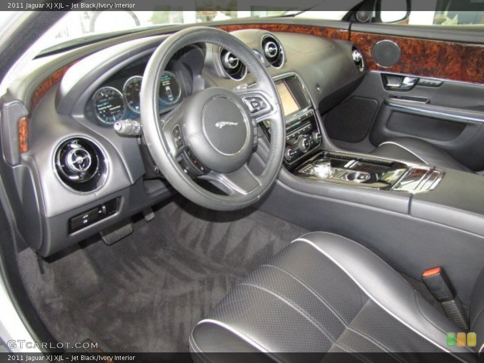 Jet Black/Ivory Interior Dashboard for the 2011 Jaguar XJ XJL #82430486