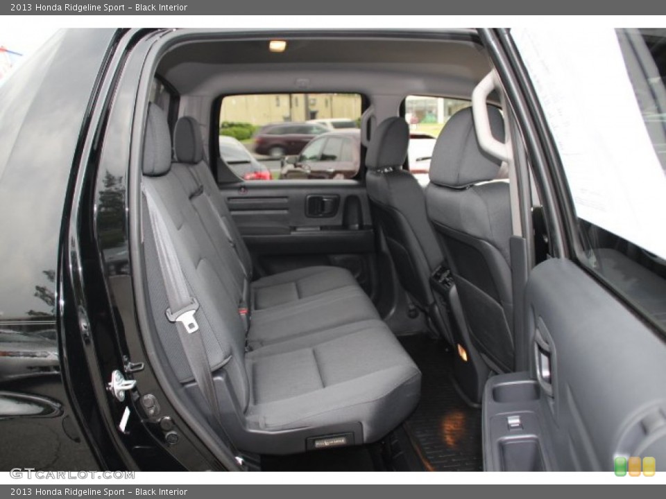 Black Interior Rear Seat for the 2013 Honda Ridgeline Sport #82430563