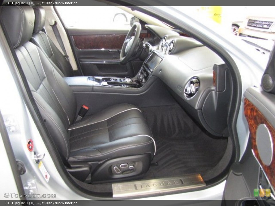 Jet Black/Ivory Interior Front Seat for the 2011 Jaguar XJ XJL #82430786