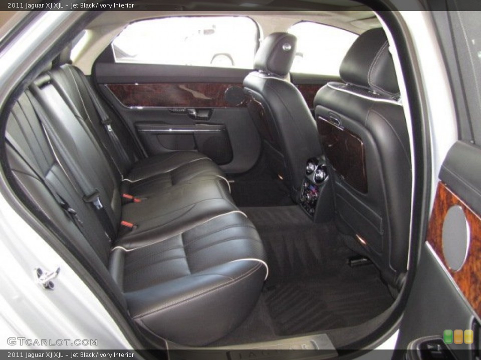 Jet Black/Ivory Interior Rear Seat for the 2011 Jaguar XJ XJL #82430835