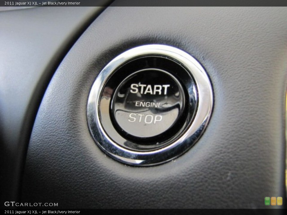 Jet Black/Ivory Interior Controls for the 2011 Jaguar XJ XJL #82431264