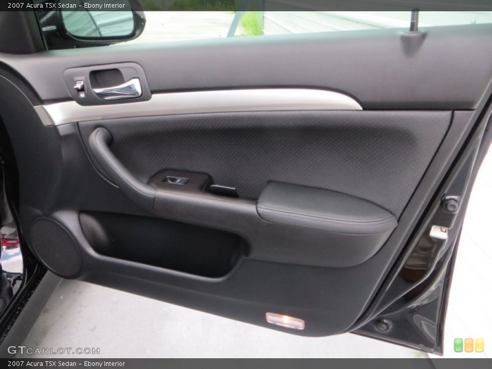 Ebony Interior Door Panel for the 2007 Acura TSX Sedan #82433898