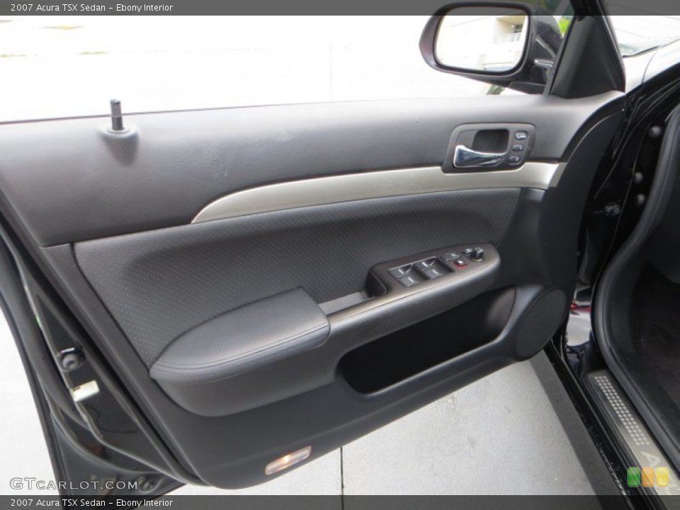 Ebony Interior Door Panel for the 2007 Acura TSX Sedan #82434060