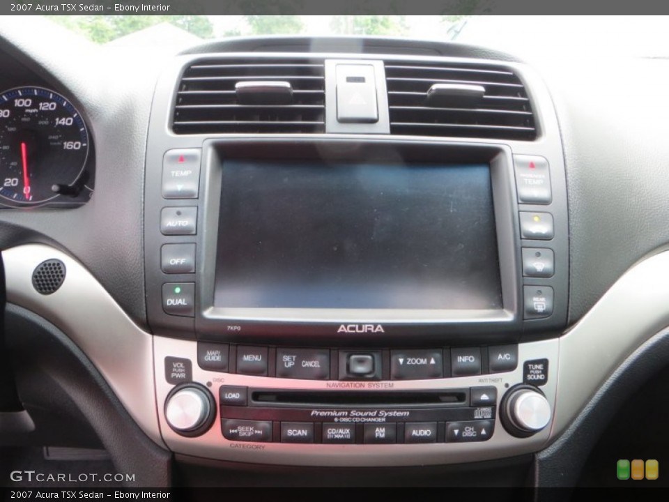 Ebony Interior Controls for the 2007 Acura TSX Sedan #82434158