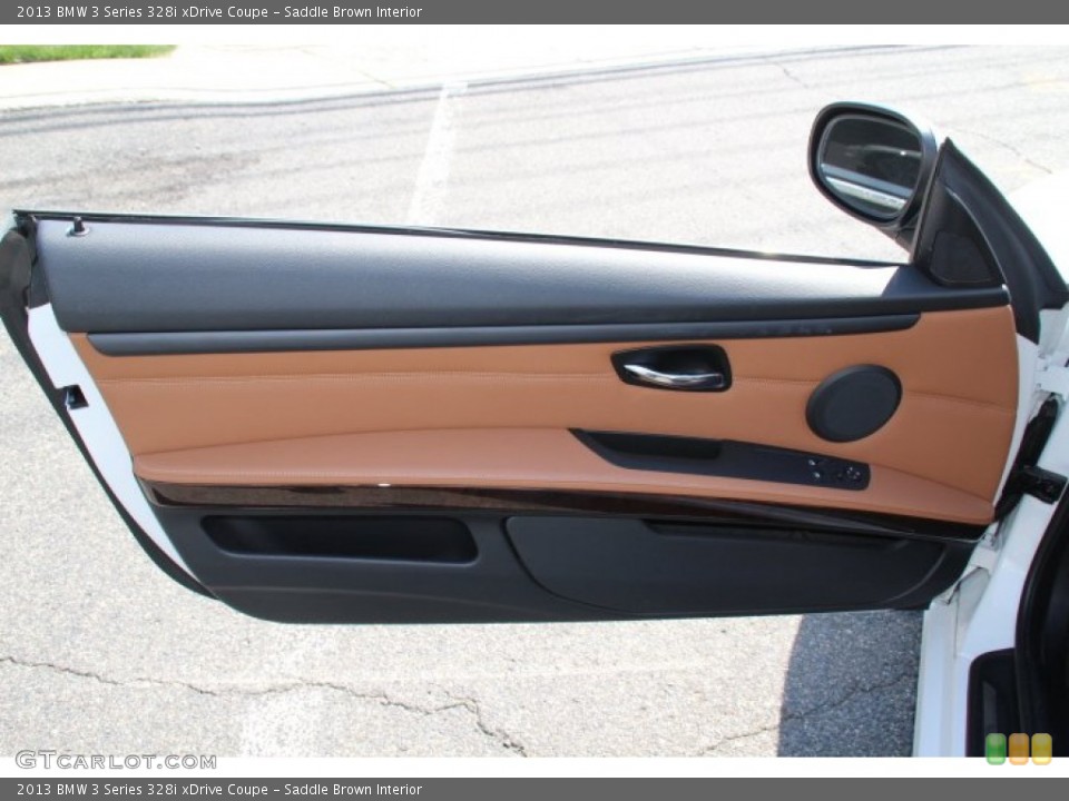 Saddle Brown Interior Door Panel for the 2013 BMW 3 Series 328i xDrive Coupe #82435128