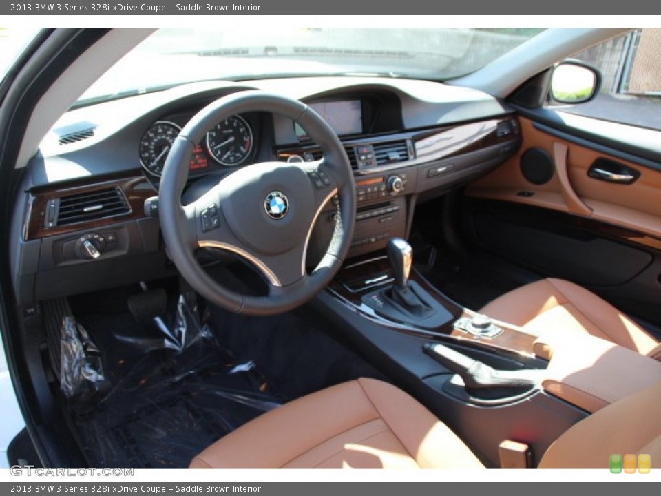 Saddle Brown Interior Photo for the 2013 BMW 3 Series 328i xDrive Coupe #82435142