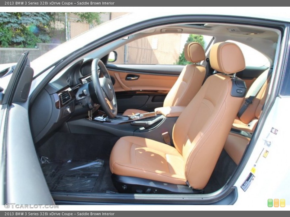 Saddle Brown Interior Front Seat for the 2013 BMW 3 Series 328i xDrive Coupe #82435155