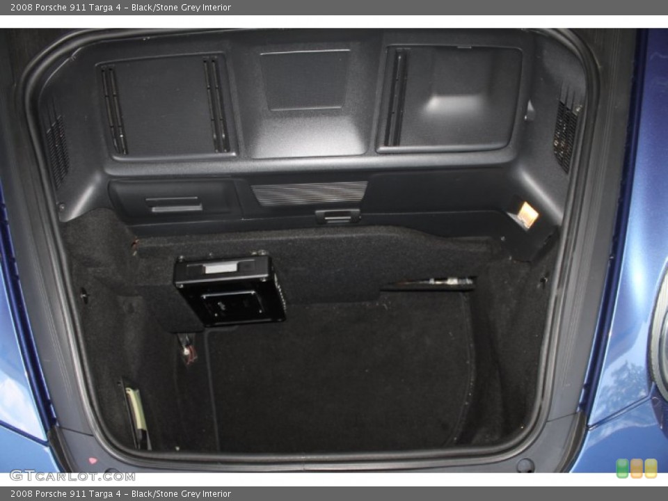 Black/Stone Grey Interior Trunk for the 2008 Porsche 911 Targa 4 #82435576