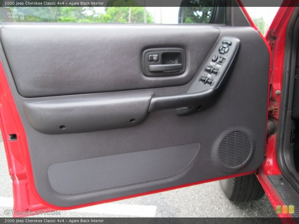 Agate Black Interior Door Panel for the 2000 Jeep Cherokee Classic 4x4 #82440258