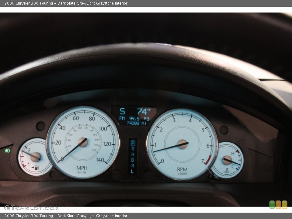 Dark Slate Gray/Light Graystone Interior Gauges for the 2006 Chrysler 300 Touring #82440480