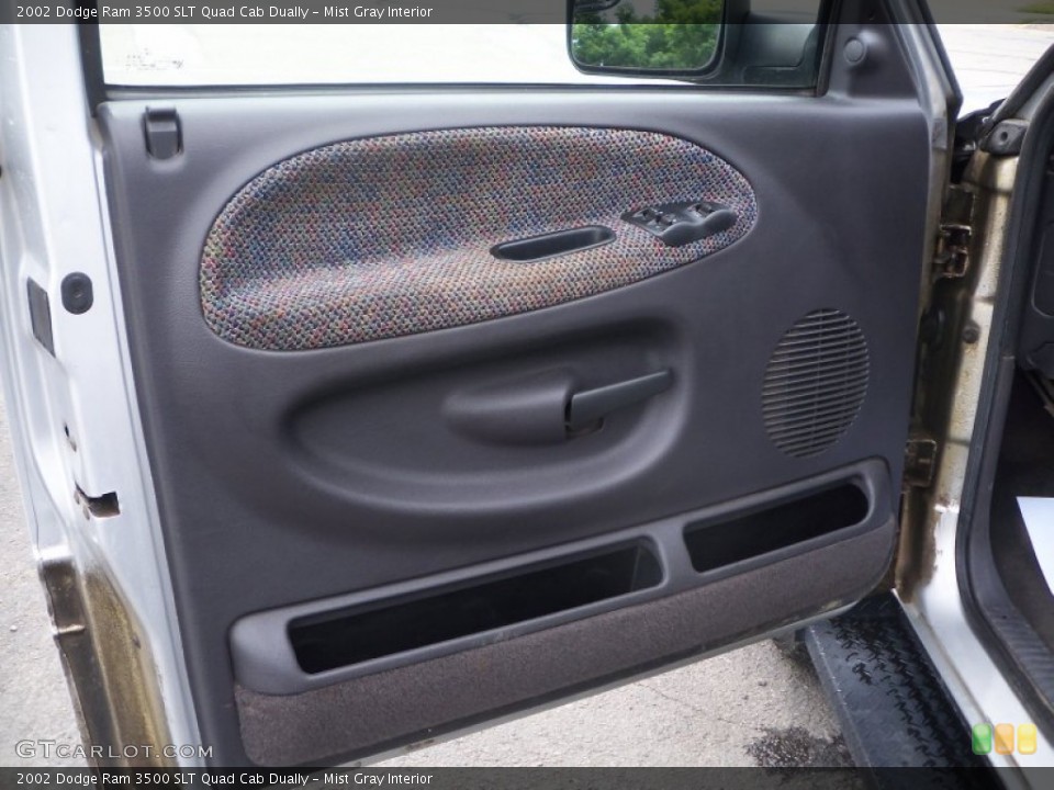 Mist Gray Interior Door Panel for the 2002 Dodge Ram 3500 SLT Quad Cab Dually #82440686