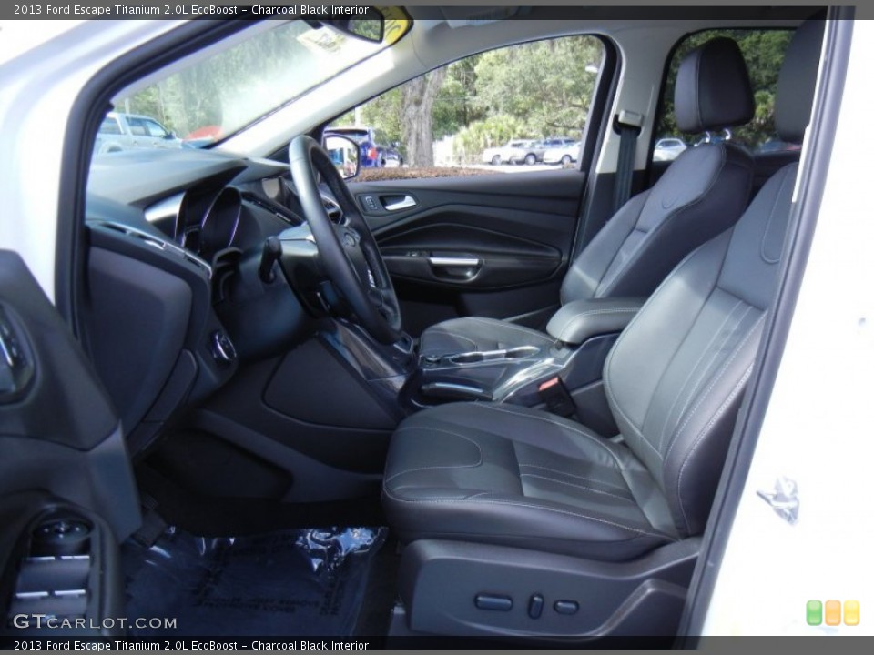 Charcoal Black Interior Front Seat for the 2013 Ford Escape Titanium 2.0L EcoBoost #82441950