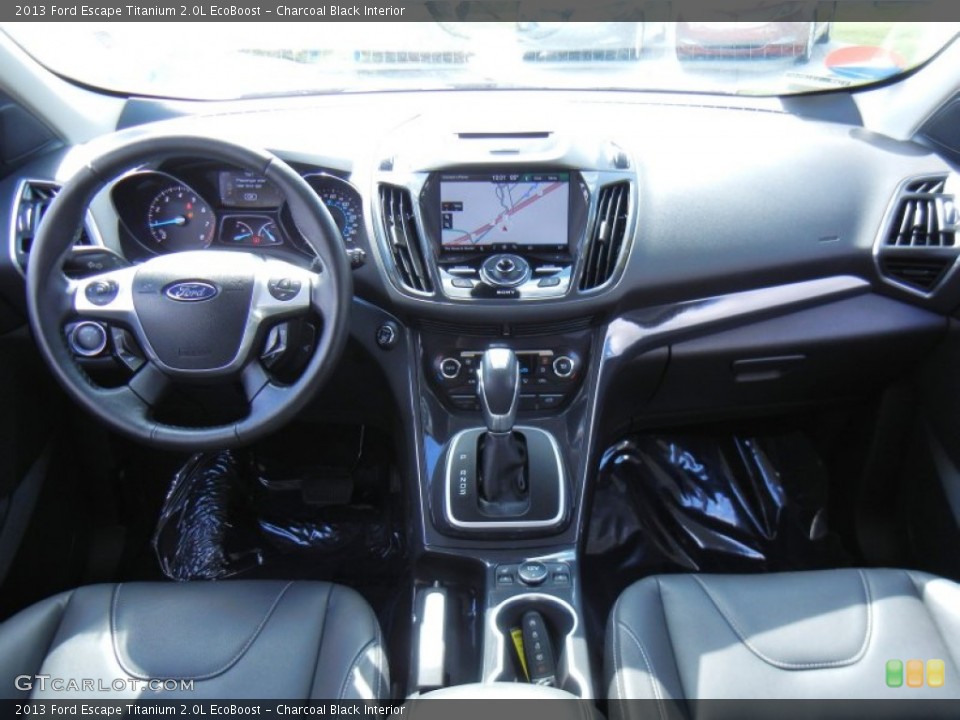 Charcoal Black Interior Dashboard for the 2013 Ford Escape Titanium 2.0L EcoBoost #82442028