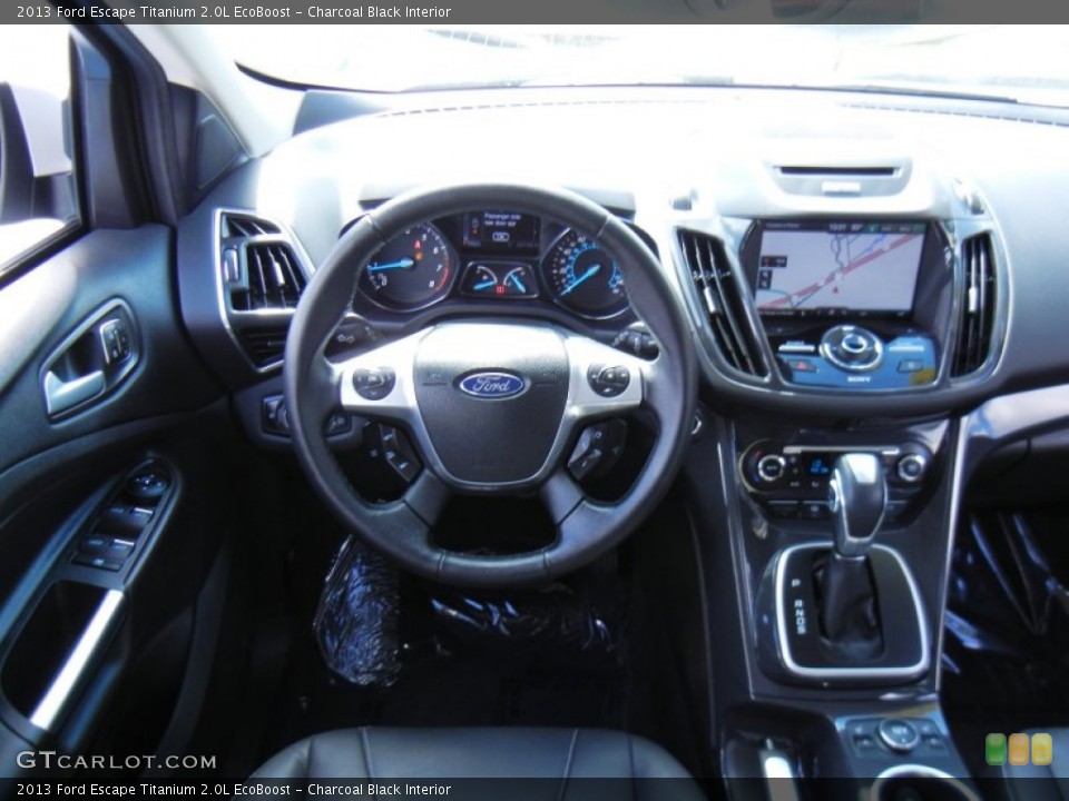 Charcoal Black Interior Dashboard for the 2013 Ford Escape Titanium 2.0L EcoBoost #82442040