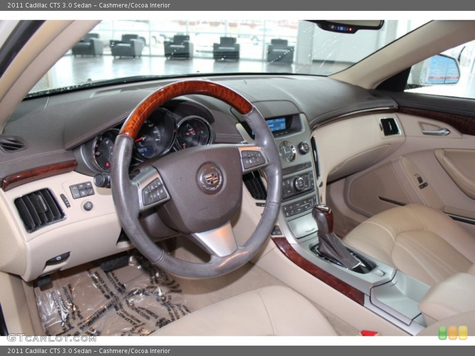 Cashmere/Cocoa Interior Photo for the 2011 Cadillac CTS 3.0 Sedan #82442472