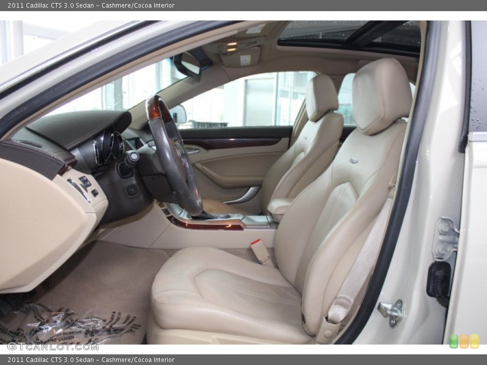Cashmere/Cocoa Interior Front Seat for the 2011 Cadillac CTS 3.0 Sedan #82442520