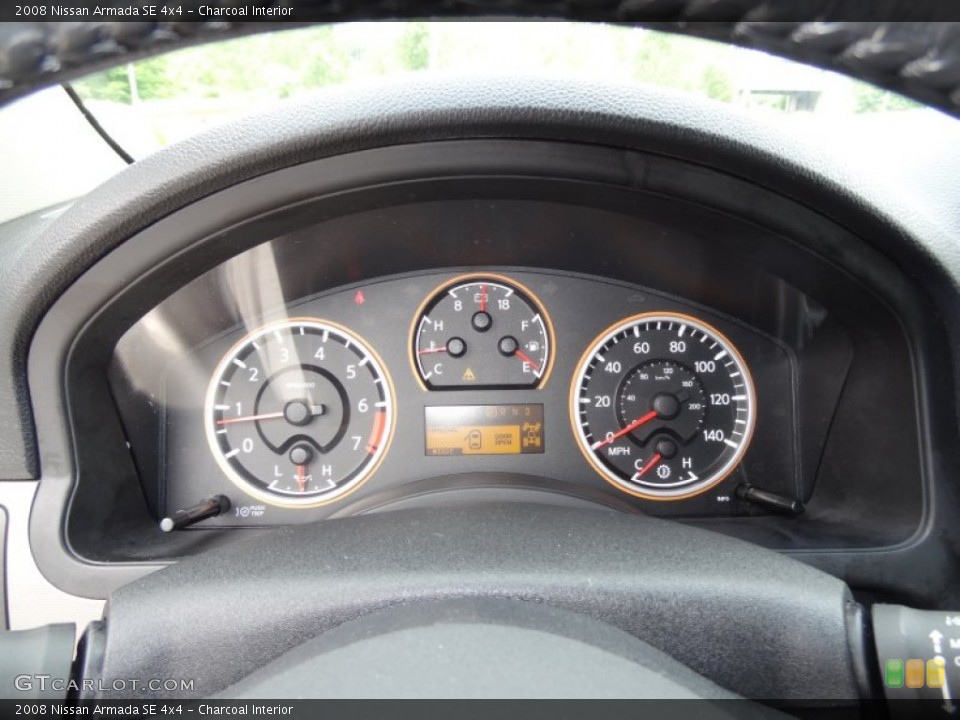 Charcoal Interior Gauges for the 2008 Nissan Armada SE 4x4 #82442550