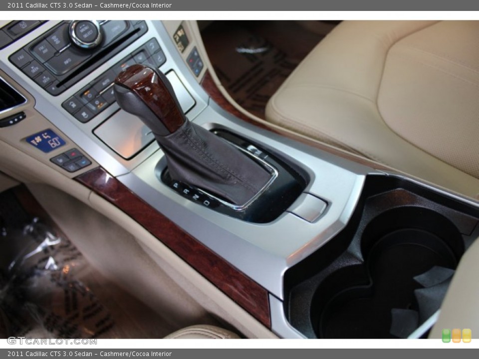 Cashmere/Cocoa Interior Transmission for the 2011 Cadillac CTS 3.0 Sedan #82442616