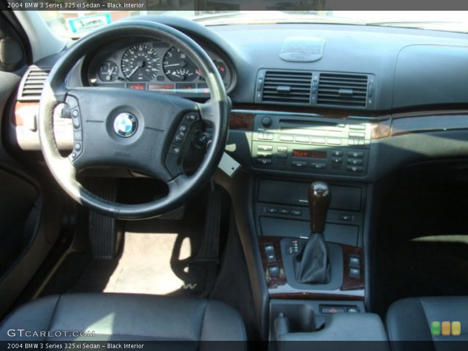 Black Interior Dashboard for the 2004 BMW 3 Series 325xi Sedan #82442640