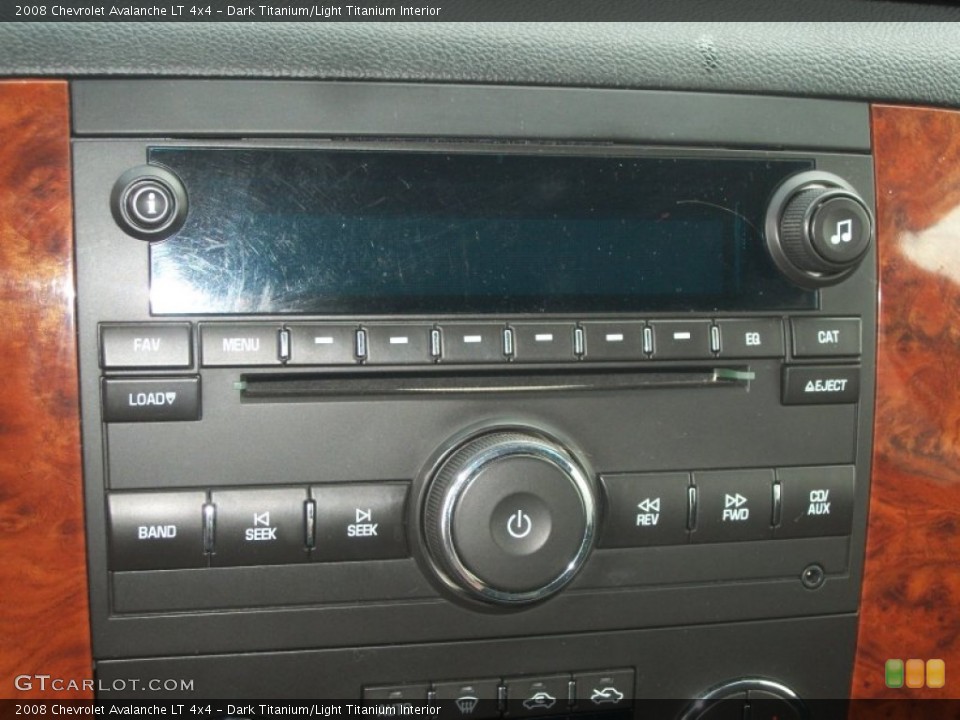 Dark Titanium/Light Titanium Interior Audio System for the 2008 Chevrolet Avalanche LT 4x4 #82443741