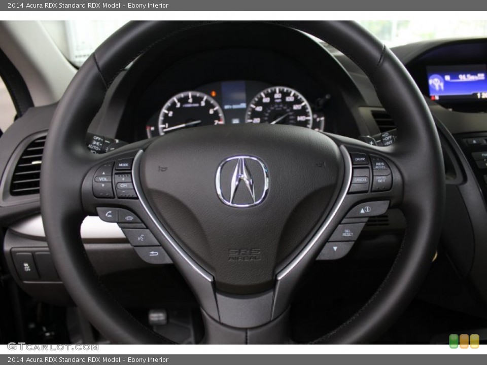 Ebony Interior Steering Wheel for the 2014 Acura RDX  #82444020