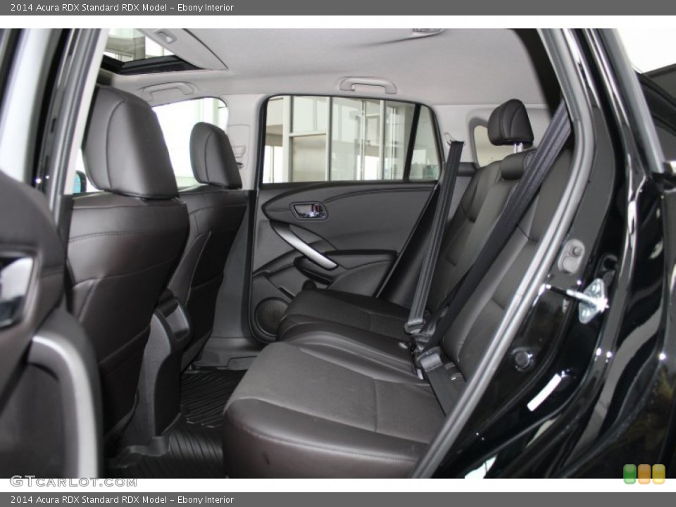 Ebony Interior Rear Seat for the 2014 Acura RDX  #82444062