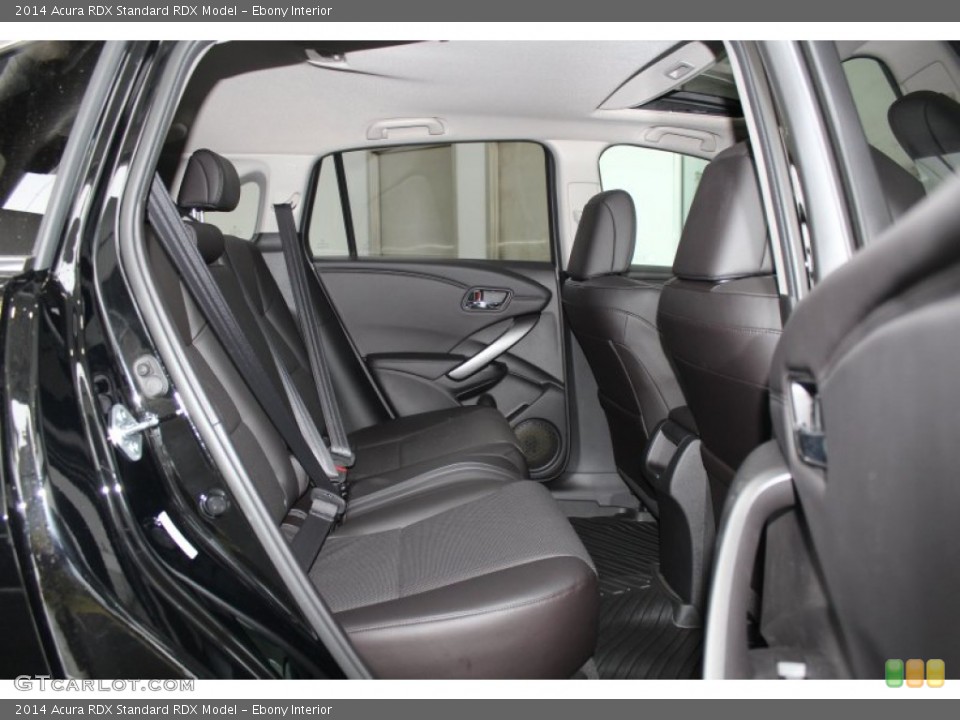 Ebony Interior Rear Seat for the 2014 Acura RDX  #82444074