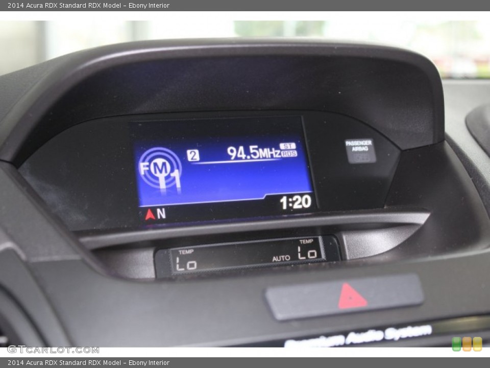 Ebony Interior Audio System for the 2014 Acura RDX  #82444089