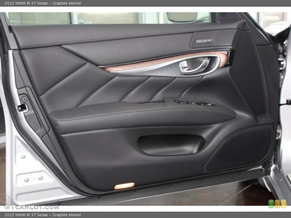 Graphite Interior Door Panel for the 2013 Infiniti M 37 Sedan #82445141