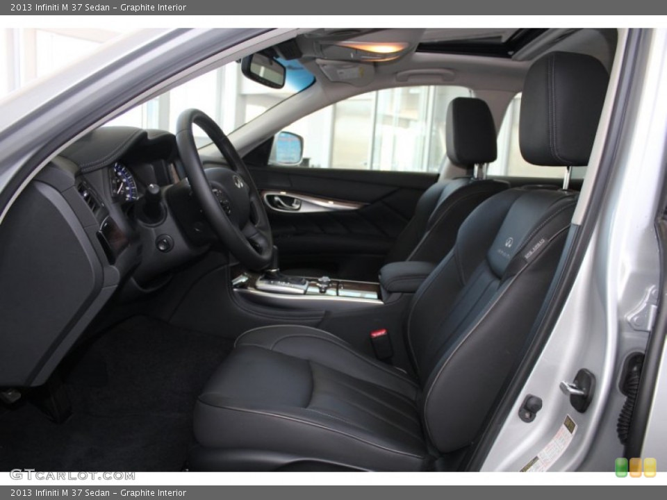 Graphite Interior Front Seat for the 2013 Infiniti M 37 Sedan #82445146