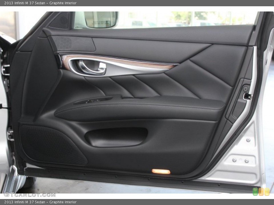 Graphite Interior Door Panel for the 2013 Infiniti M 37 Sedan #82445152