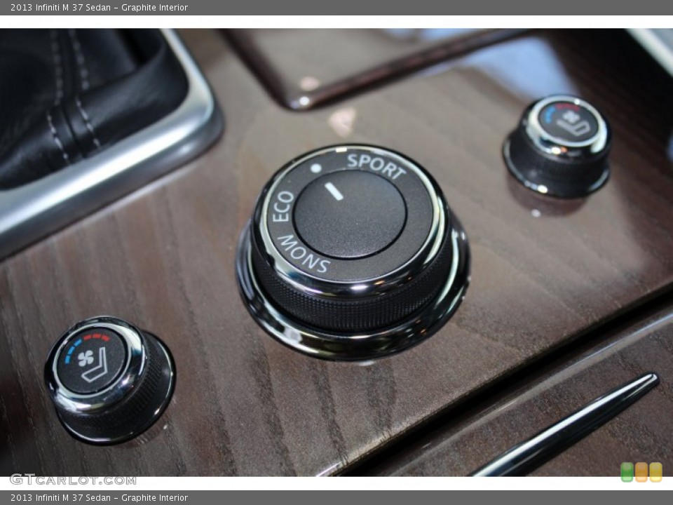 Graphite Interior Controls for the 2013 Infiniti M 37 Sedan #82445217