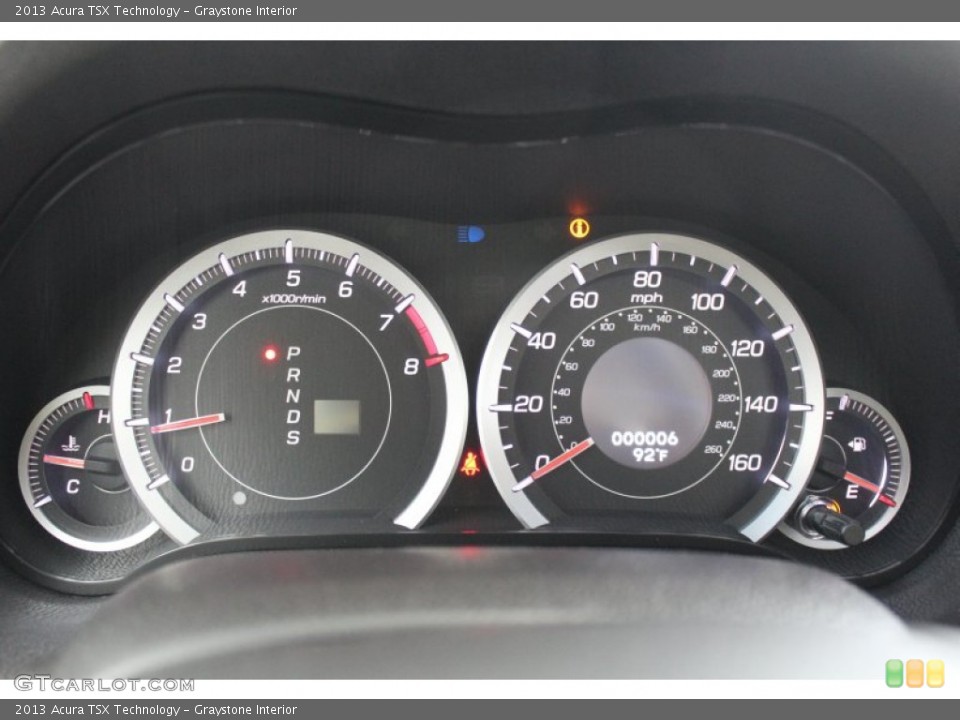 Graystone Interior Gauges for the 2013 Acura TSX Technology #82445649