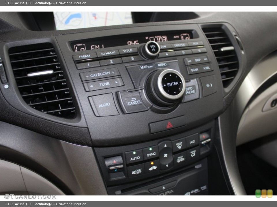Graystone Interior Controls for the 2013 Acura TSX Technology #82445700