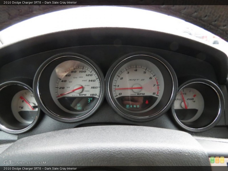 Dark Slate Gray Interior Gauges for the 2010 Dodge Charger SRT8 #82448196