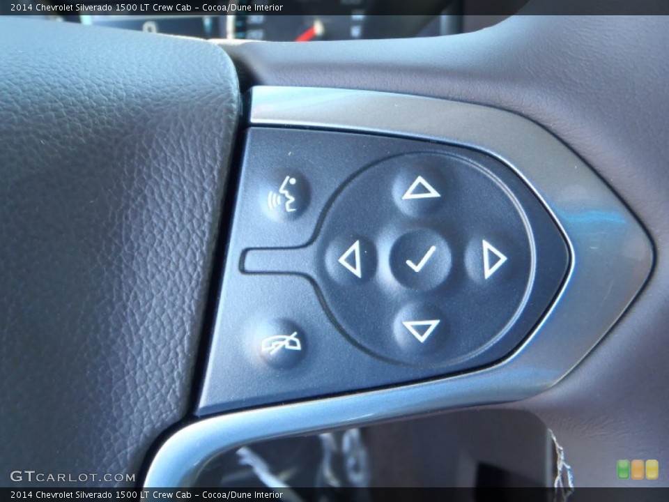Cocoa/Dune Interior Controls for the 2014 Chevrolet Silverado 1500 LT Crew Cab #82448701