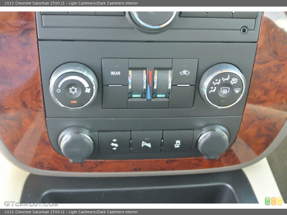 Light Cashmere/Dark Cashmere Interior Controls for the 2013 Chevrolet Suburban 2500 LS #82449981
